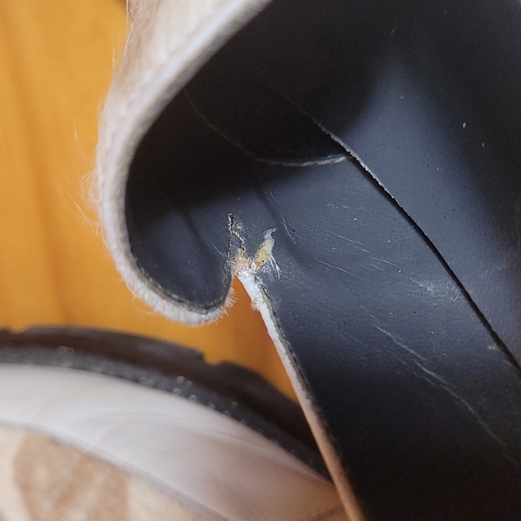 Kenneth Cole Leather & Hair Slip On Loafers - Picture 11 of 12